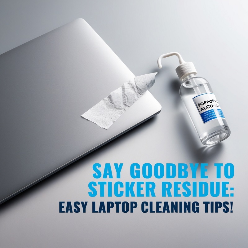 How to Get Rid of Laptop Sticker Residue