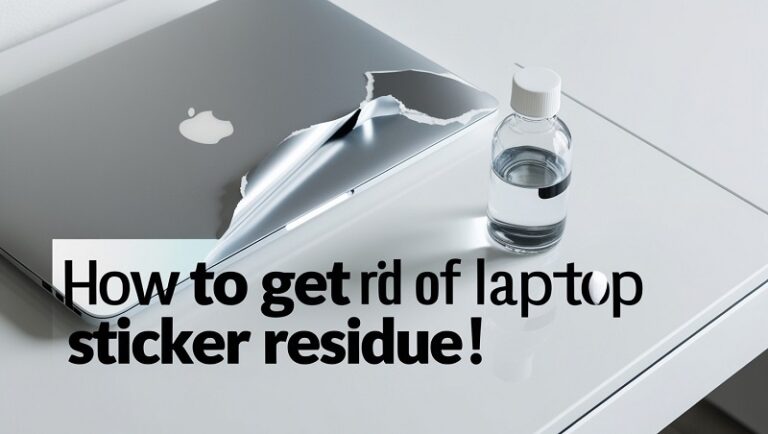 How to Get Rid of Laptop Sticker Residue