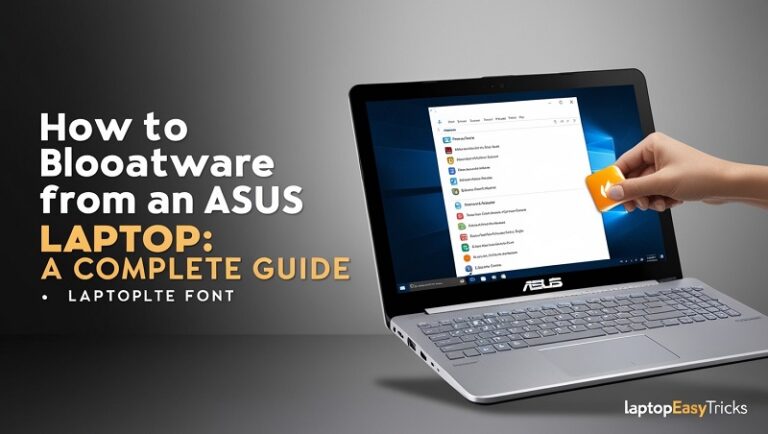 How to Remove Bloatware from an ASUS Laptop