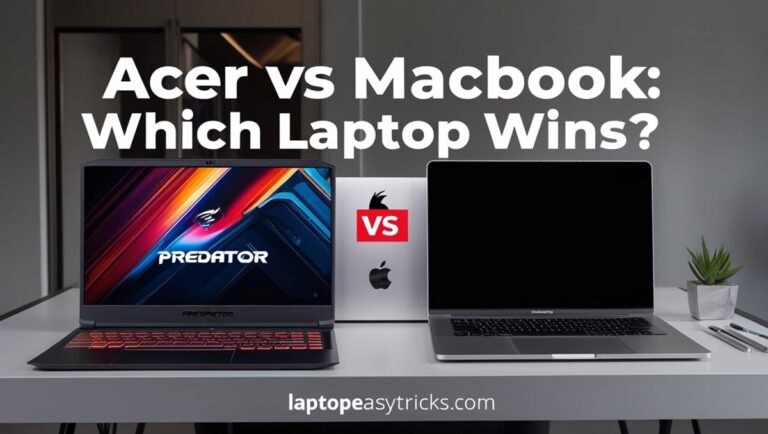 Acer vs MacBook Laptops