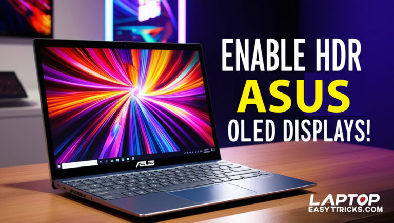 Enable HDR on ASUS OLED Displays!