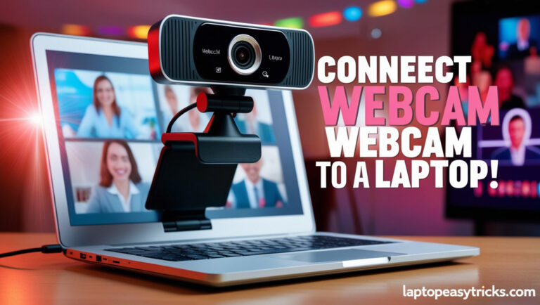 How to Connect an External Webcam to a Laptop