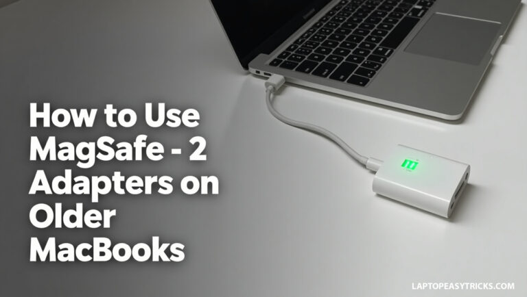 How to Use MagSafe Adapters on Older MacBooks