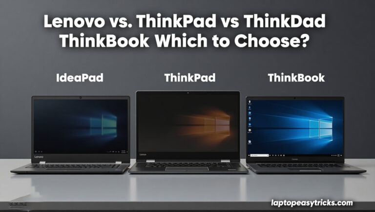 IdeaPad vs ThinkPad vs ThinkBook