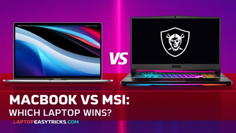 MacBook vs MSI Laptops