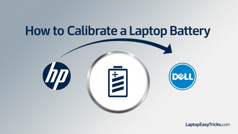 How to calibrate a laptop battery